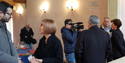 interviste a Elisabetta Podda (L'Unione Sarda) e Alessandra Carucci (Sardegna Uno)
